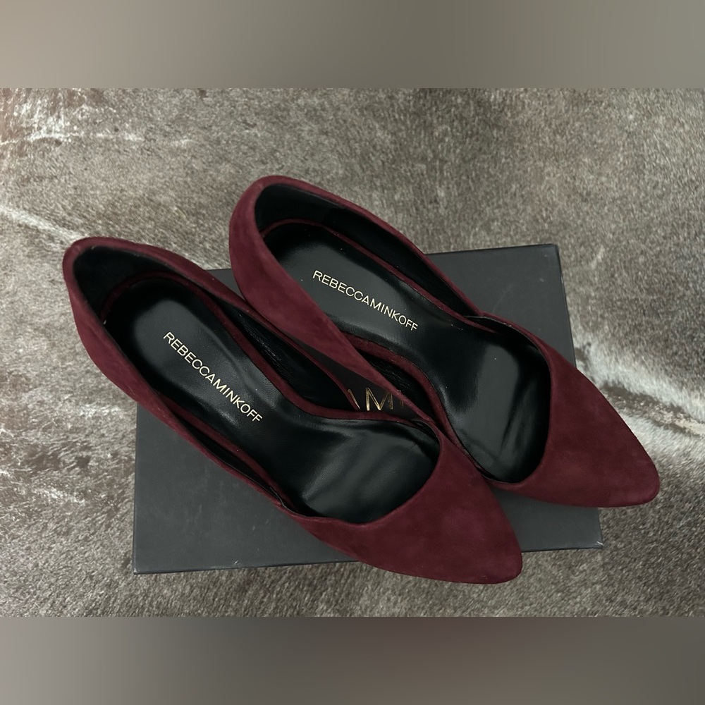 Burgundy genuine pumps - Brie - by Rebecca Minkoff - 8.5